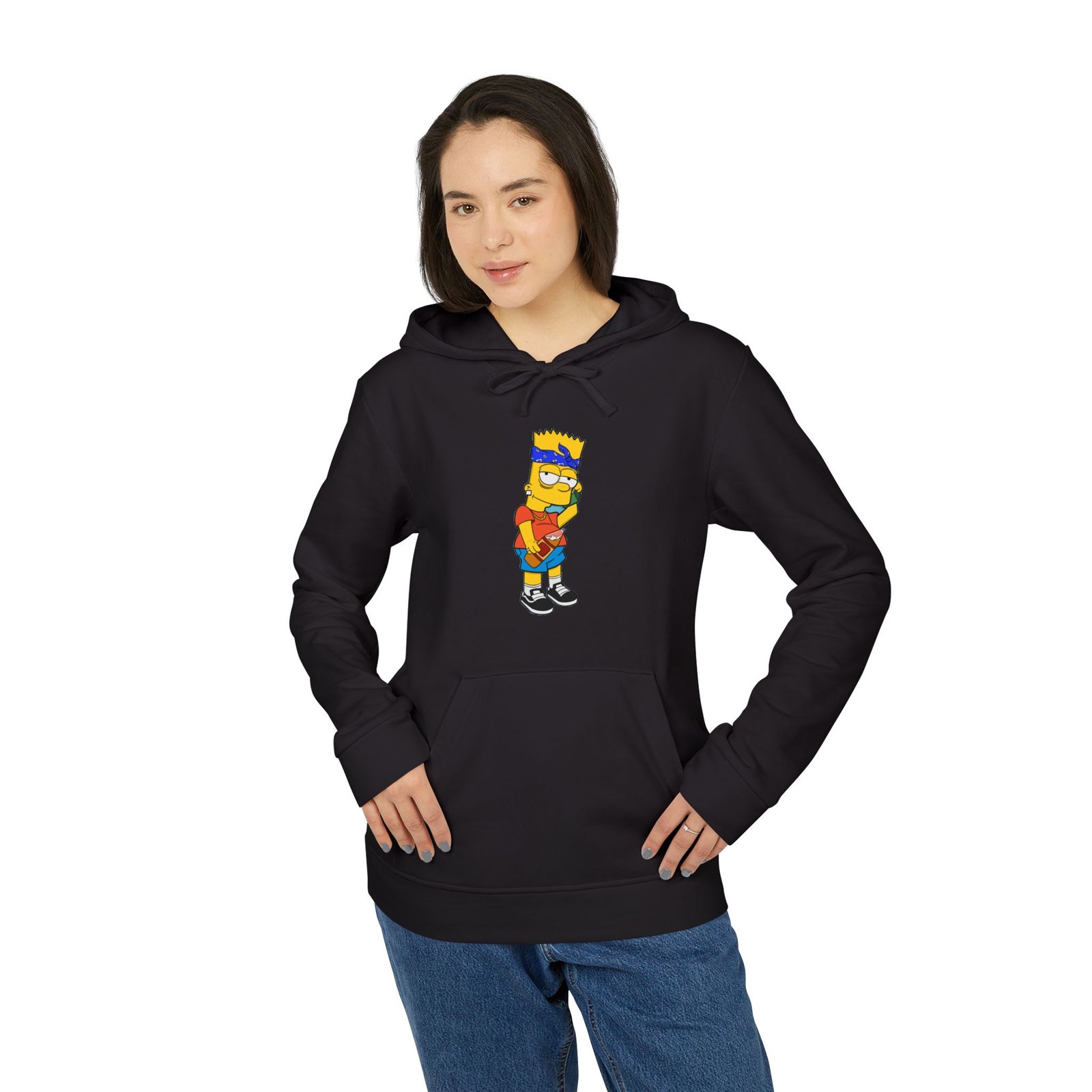 Bart Simpson Streetwear Adidas Fleece Hoodie - Image 31