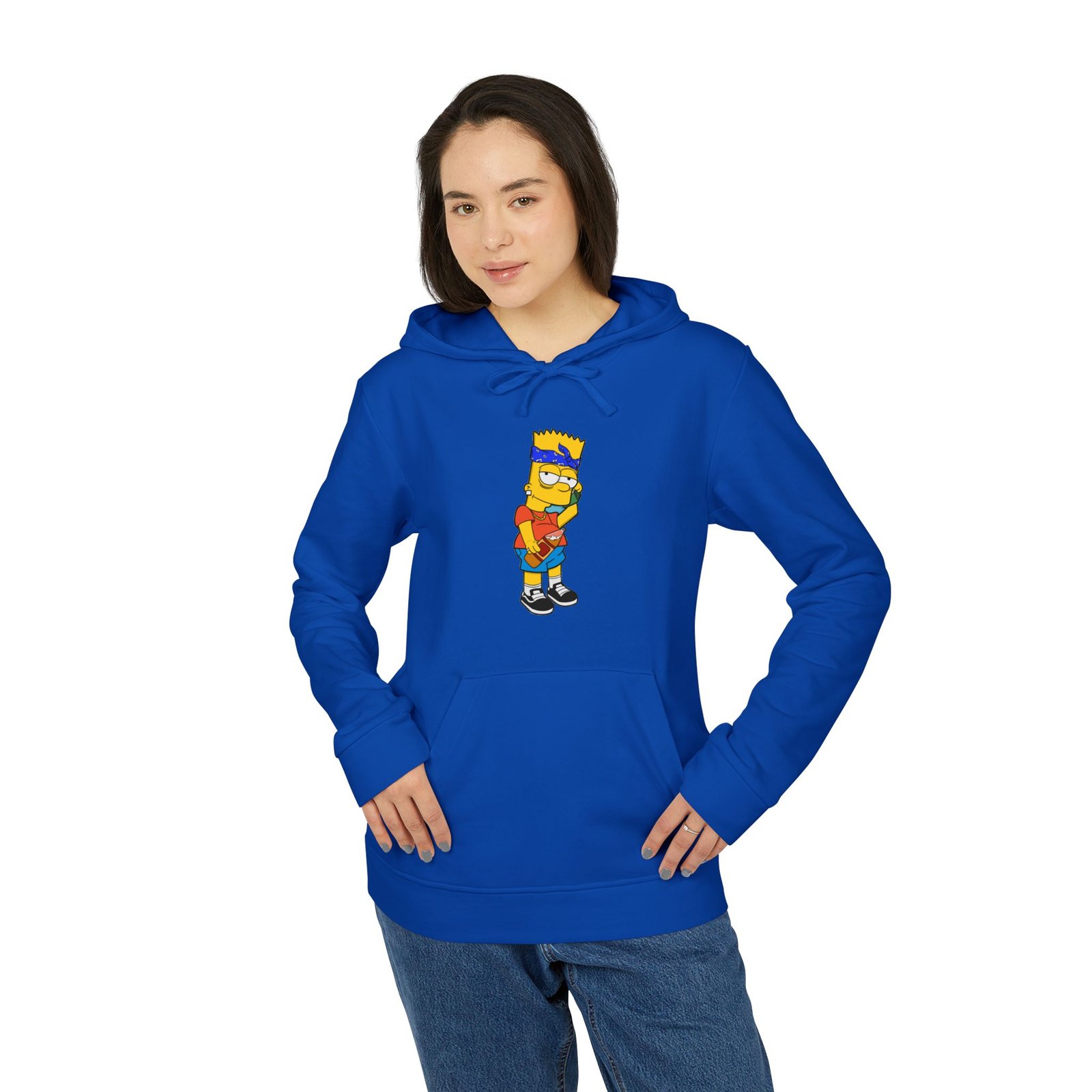 Bart Simpson Streetwear Adidas Fleece Hoodie - Image 23
