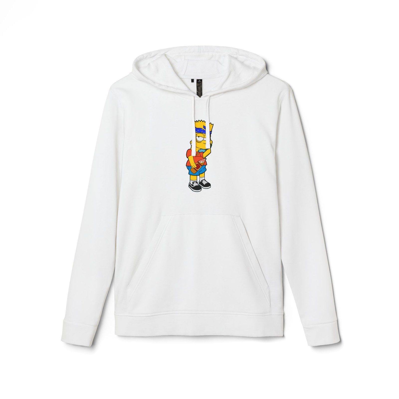 Bart Simpson Streetwear Adidas Fleece Hoodie - Image 5