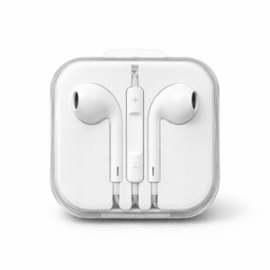 3.5mm Jack Wired In-Ear Headphones Universal White 1.2M