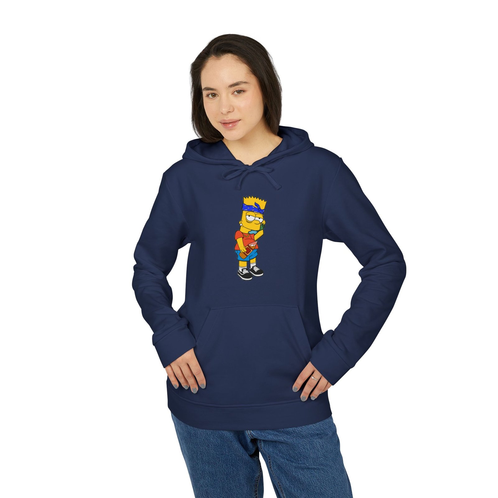 Bart Simpson Streetwear Adidas Fleece Hoodie - Image 27