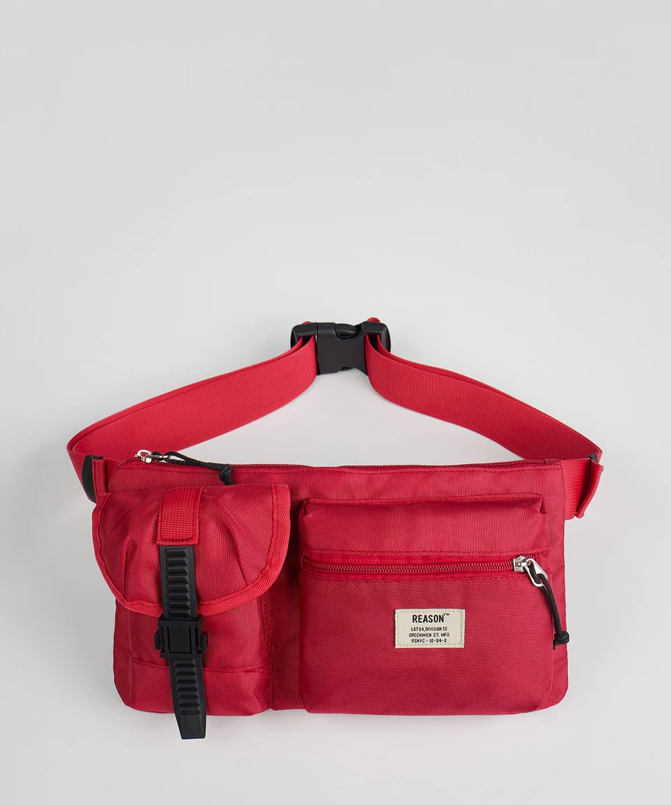 Reason Jet Crossbody Bag - Red