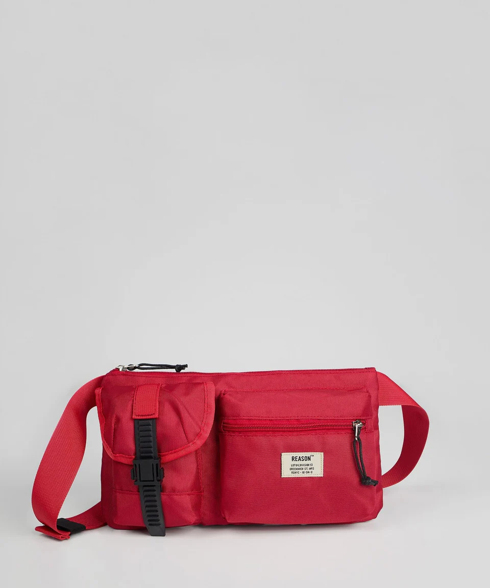 Reason Jet Crossbody Bag - Red - Image 3
