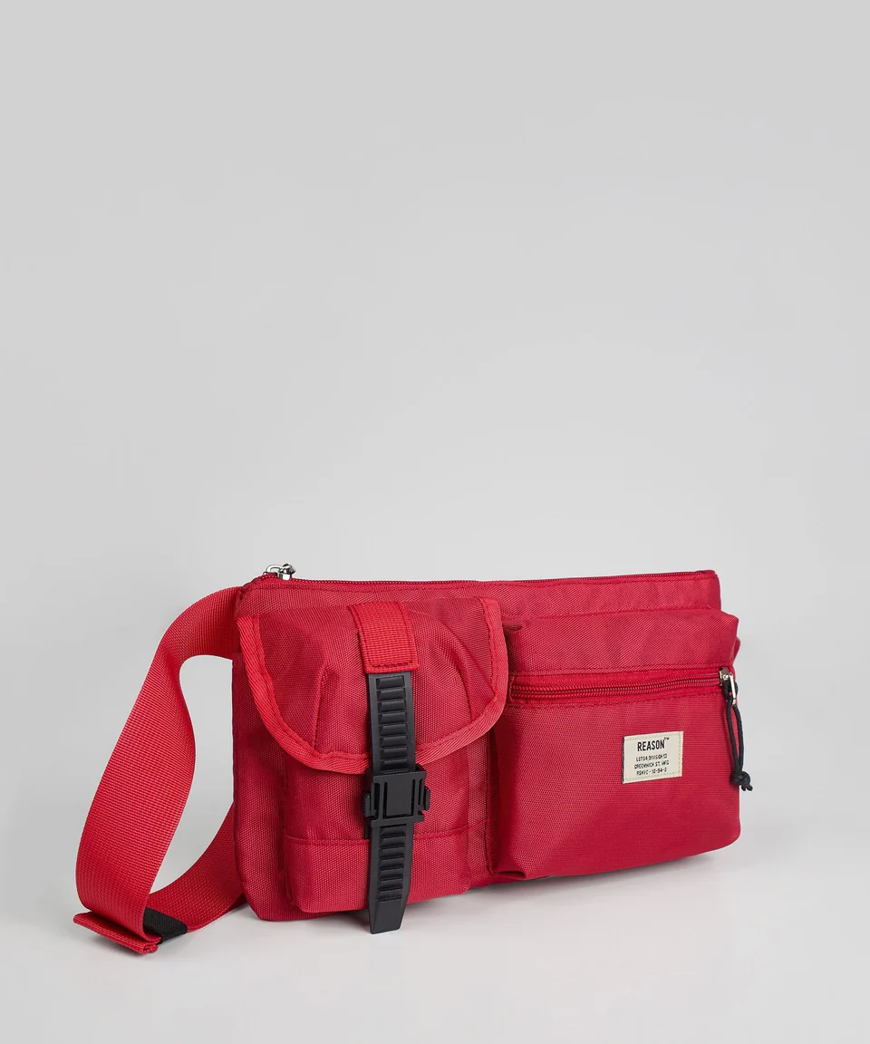 Reason Jet Crossbody Bag - Red - Image 4