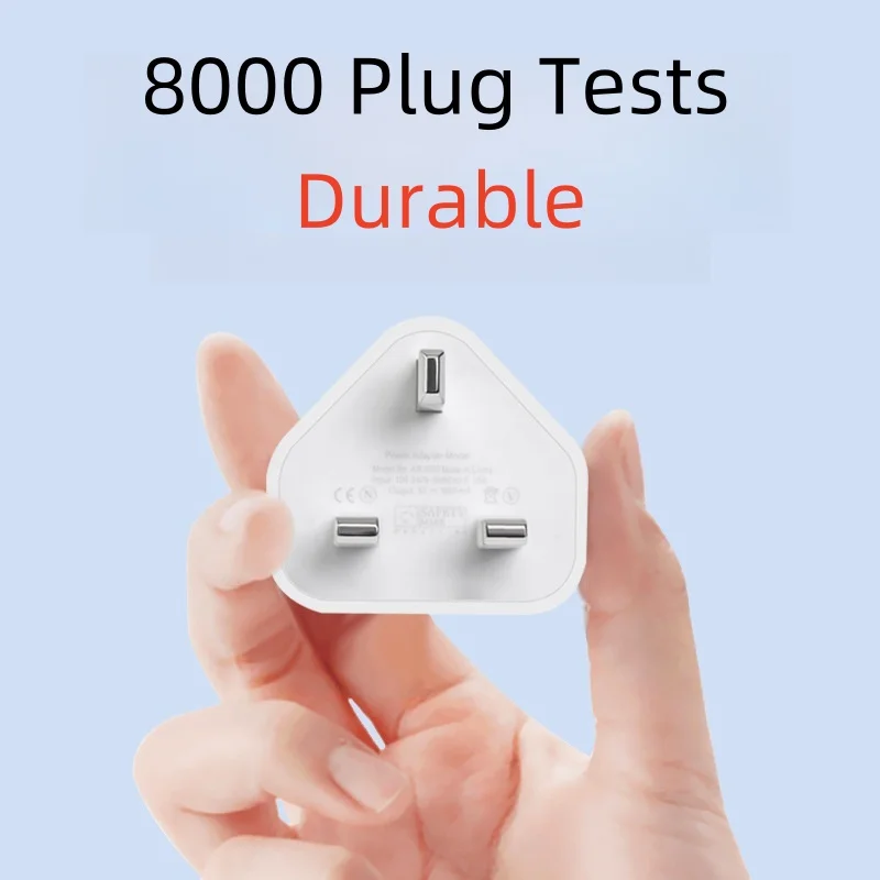 iPhone USB-A Charger Plug Single Port Travel Adapter Universal 5W White 1M - Image 9