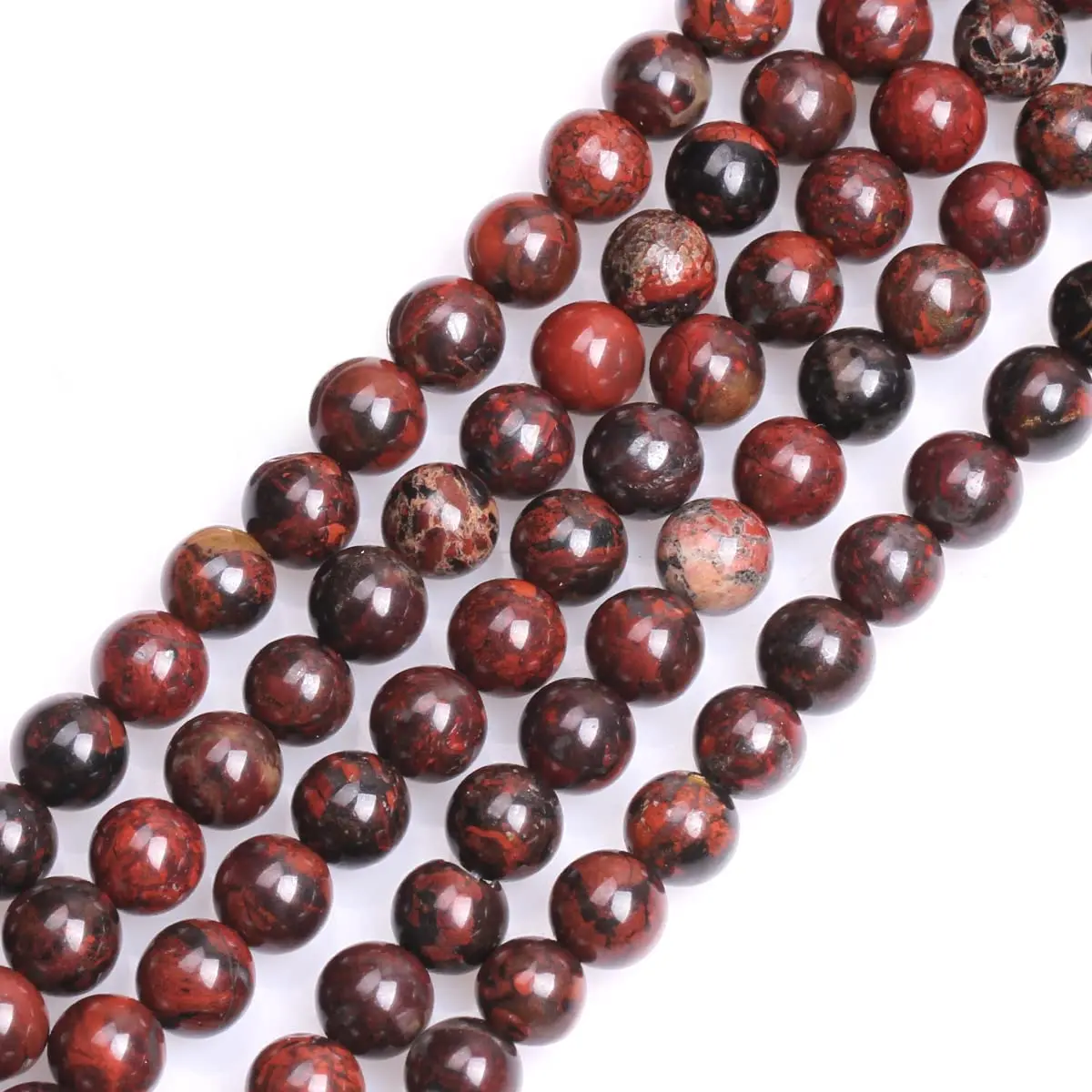 Natural Gemstone Buddha Head Bracelet Healing Reiki Bracelet Bangles 8 mm Beads - Image 18