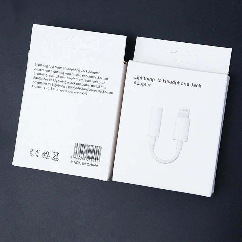 iPhone 3.5mm to Lightning Audio Jack Headphone Adapter Universal White - Image 4