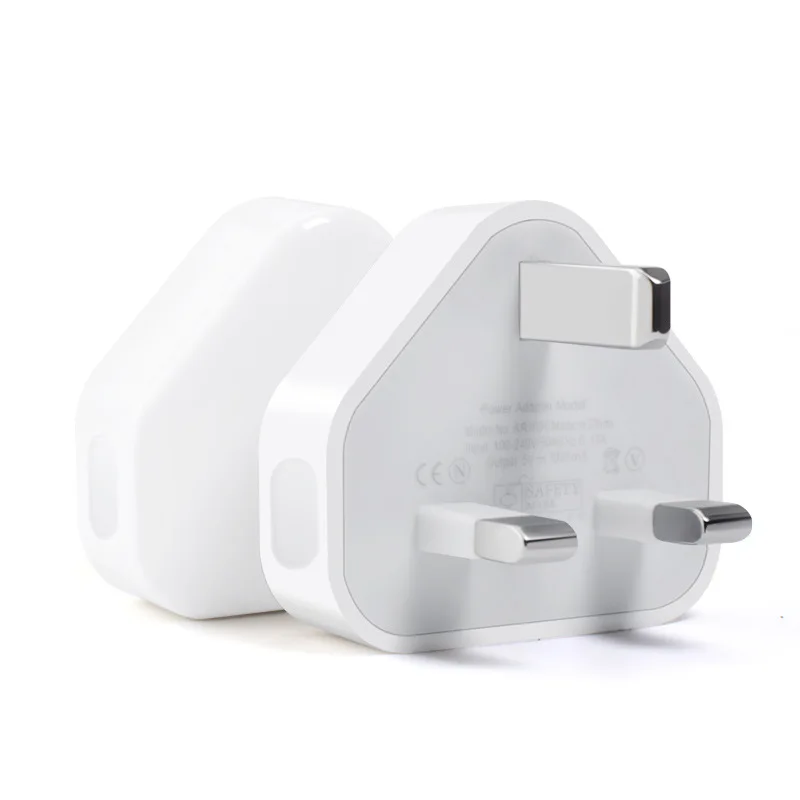 iPhone USB-A Charger Plug Single Port Travel Adapter Universal 5W White 1M - Image 6