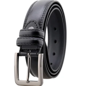 Men's Genuine Leather Belt with Luxury Needle for Buckle