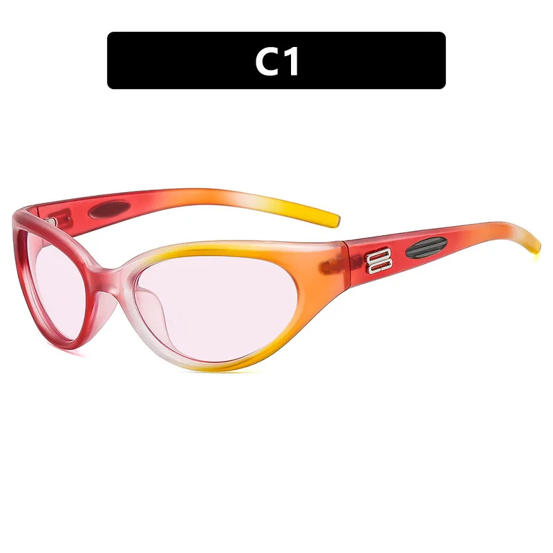 Y2K Designer Mirror Fashion Sunglasses – UV400 Shades – Cycle Sport - Image 5