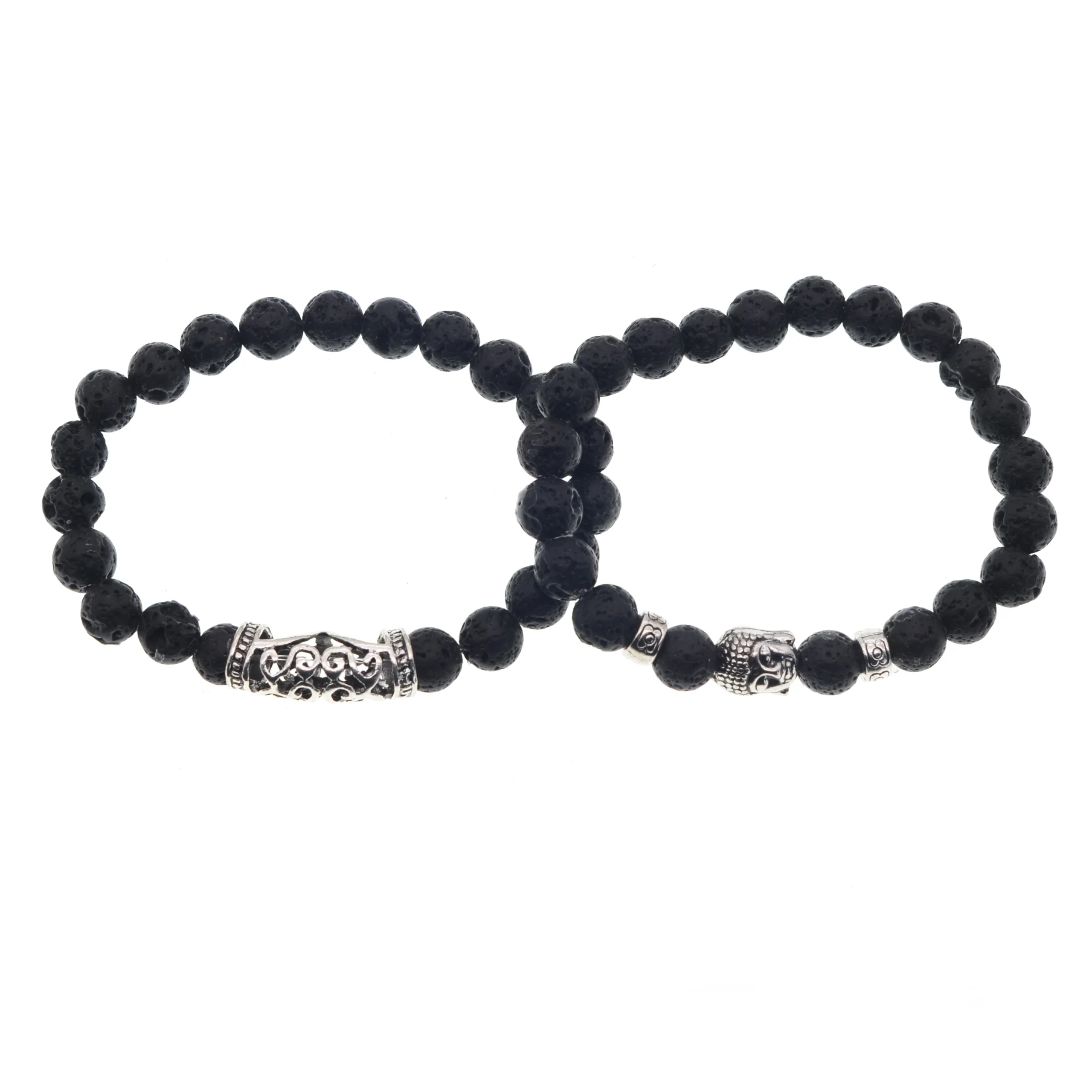 Natural Gemstone Buddha Head Bracelet Healing Reiki Bracelet Bangles 8 mm Beads - Image 11
