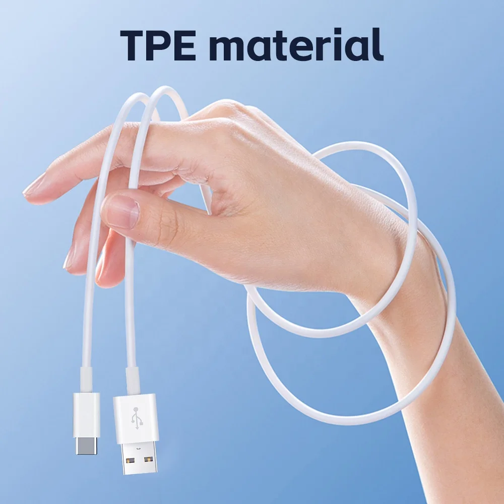 iPhone USB-A to USB-C Fast Charger Cable 6A Universal White 1M ✍🏽 - Image 3