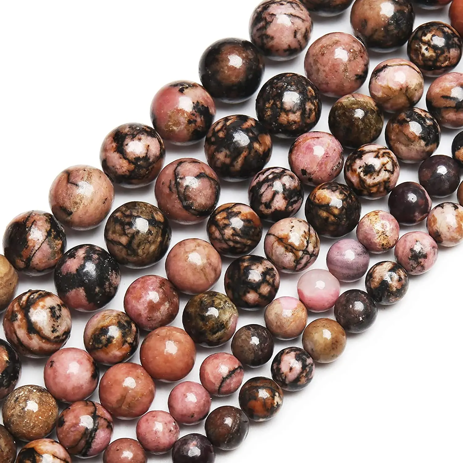 Natural Gemstone Buddha Head Bracelet Healing Reiki Bracelet Bangles 8 mm Beads - Image 43