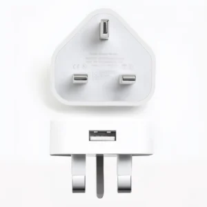 iPhone USB-A Charger Plug Single Port Travel Adapter Universal 5W White 1M