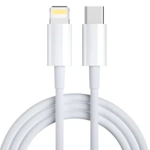 iPhone USB C to Lightning Charger Cable 2A White 1M