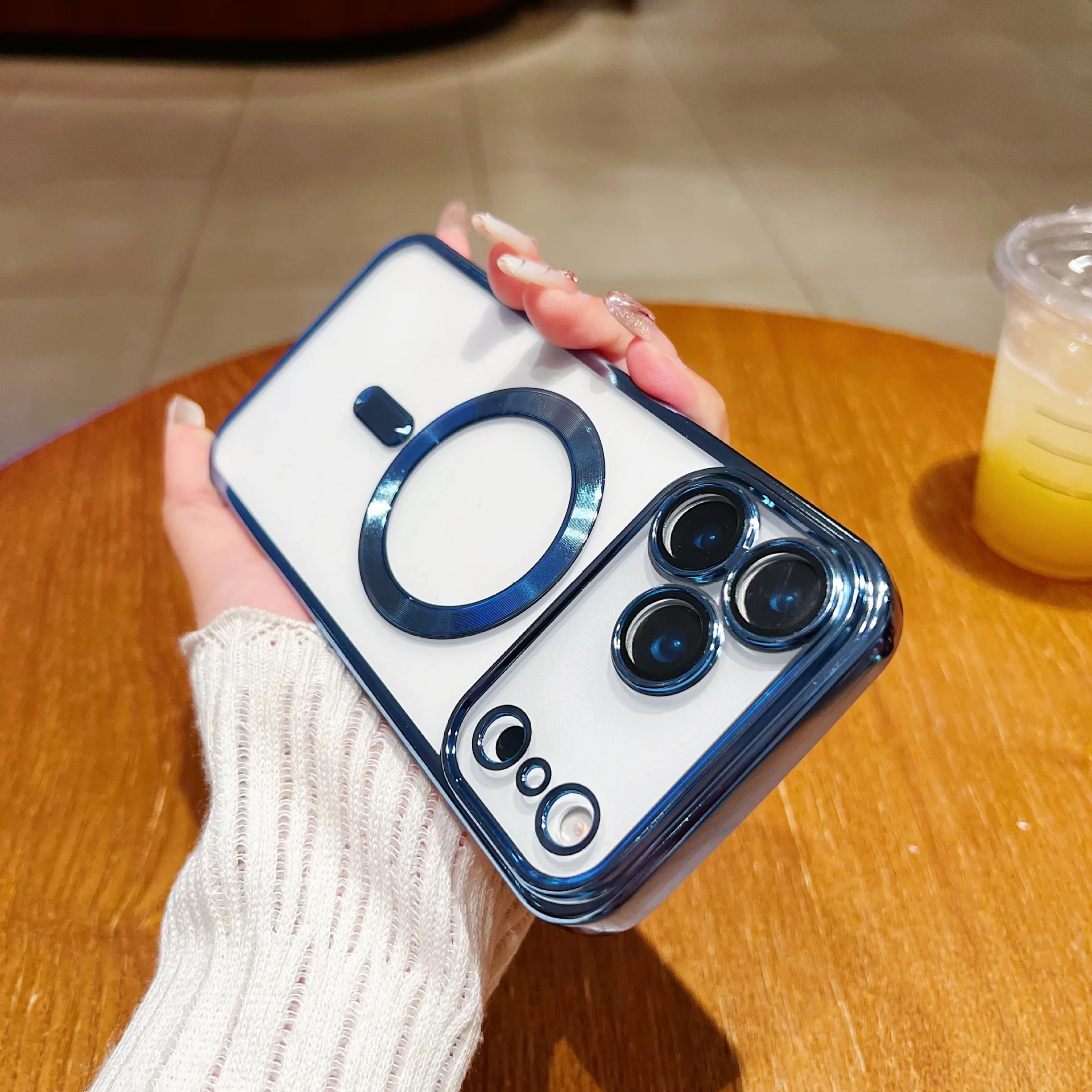 iPhone Clear Magnetic MagSafe Case with Camera Protector - Image 5