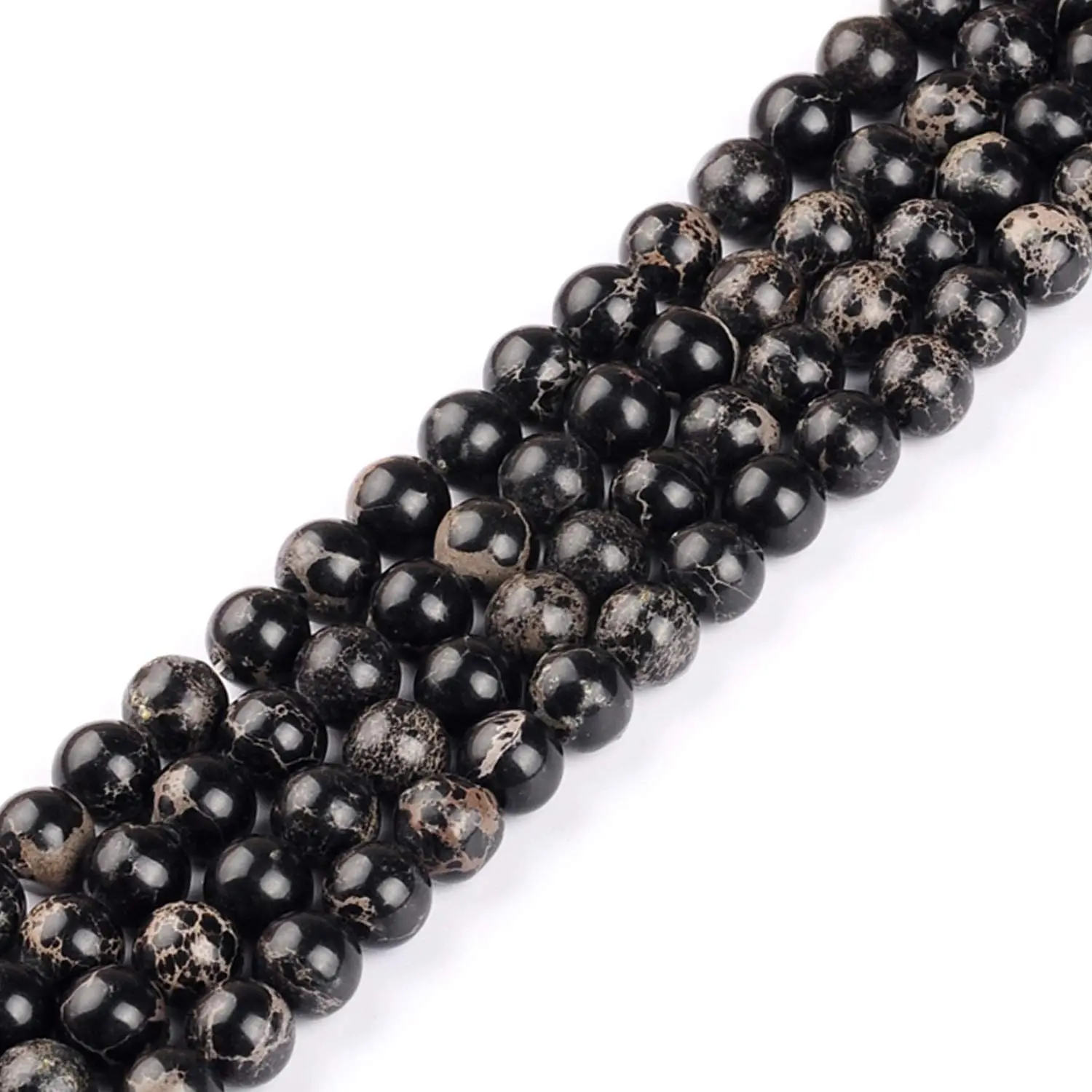 Natural Gemstone Buddha Head Bracelet Healing Reiki Bracelet Bangles 8 mm Beads - Image 22