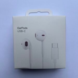 iPhone USB-C Wired In-Ear Headphones Universal White 1.2M – High-Quality Earphones with Mic for iPhone 15/16 and Android Devices