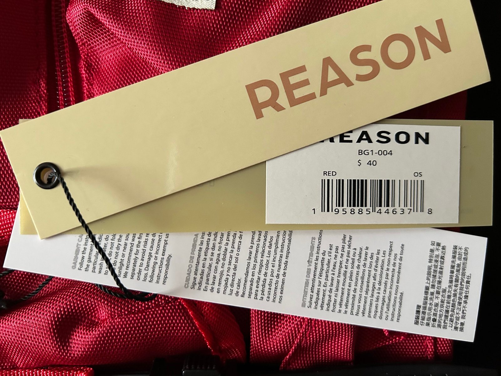 Reason Jet Crossbody Bag - Red - Image 10