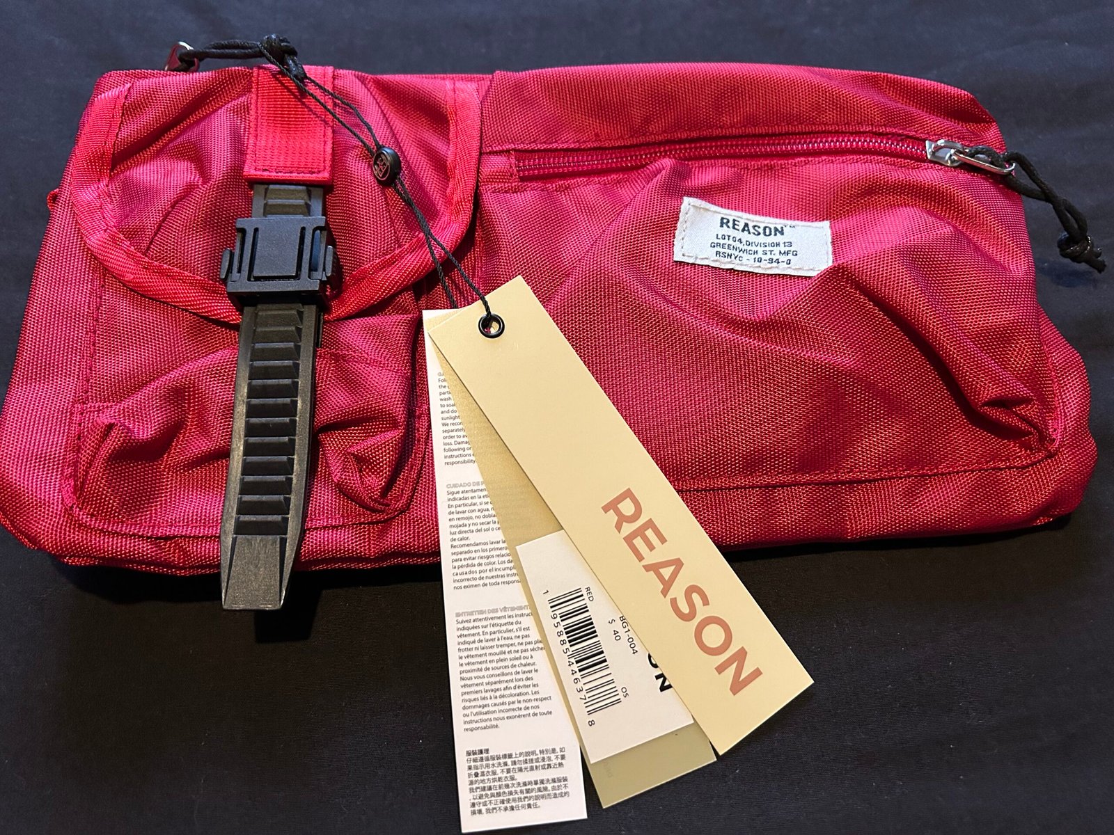 Reason Jet Crossbody Bag - Red - Image 5