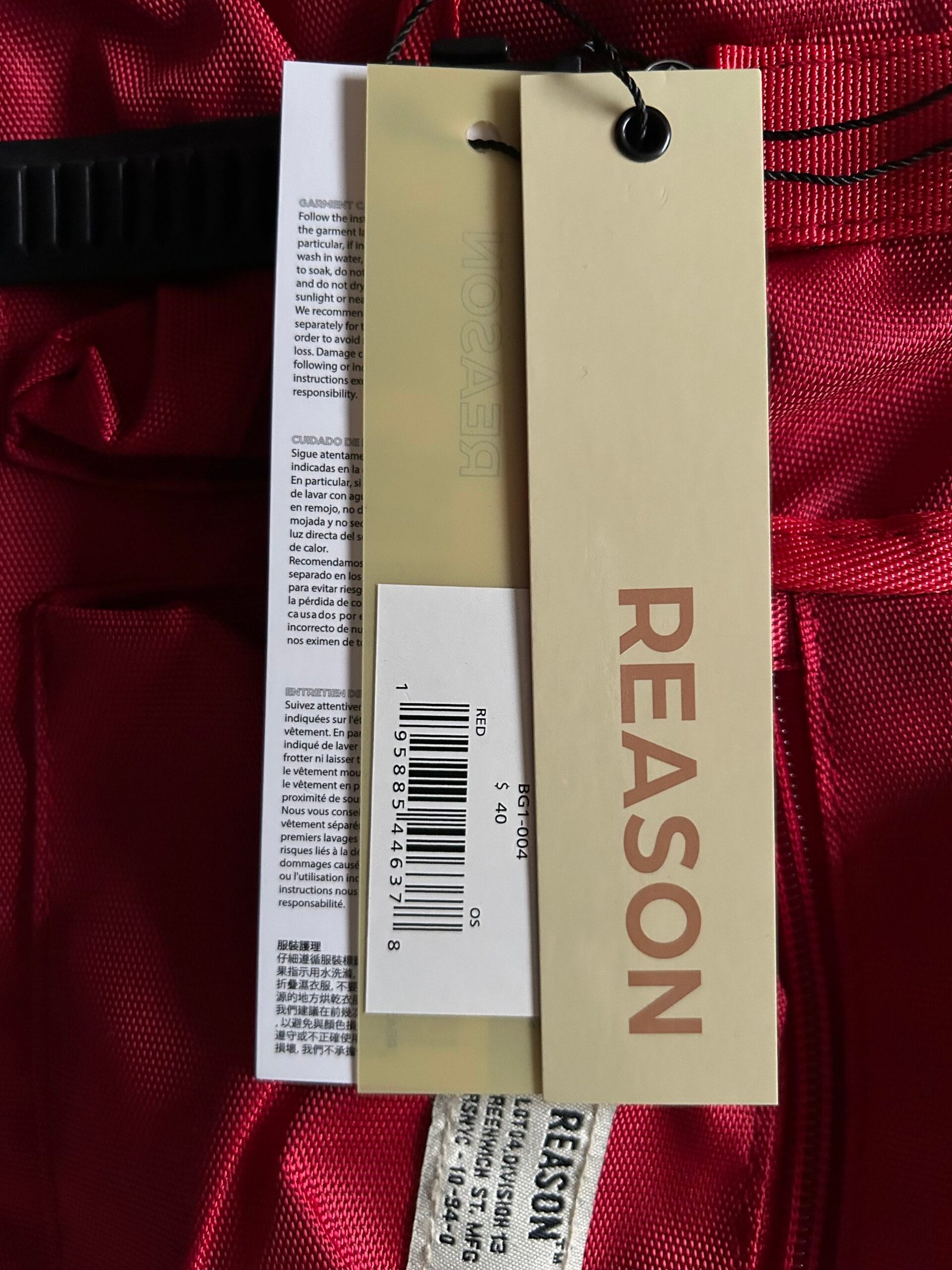 Reason Jet Crossbody Bag - Red - Image 8