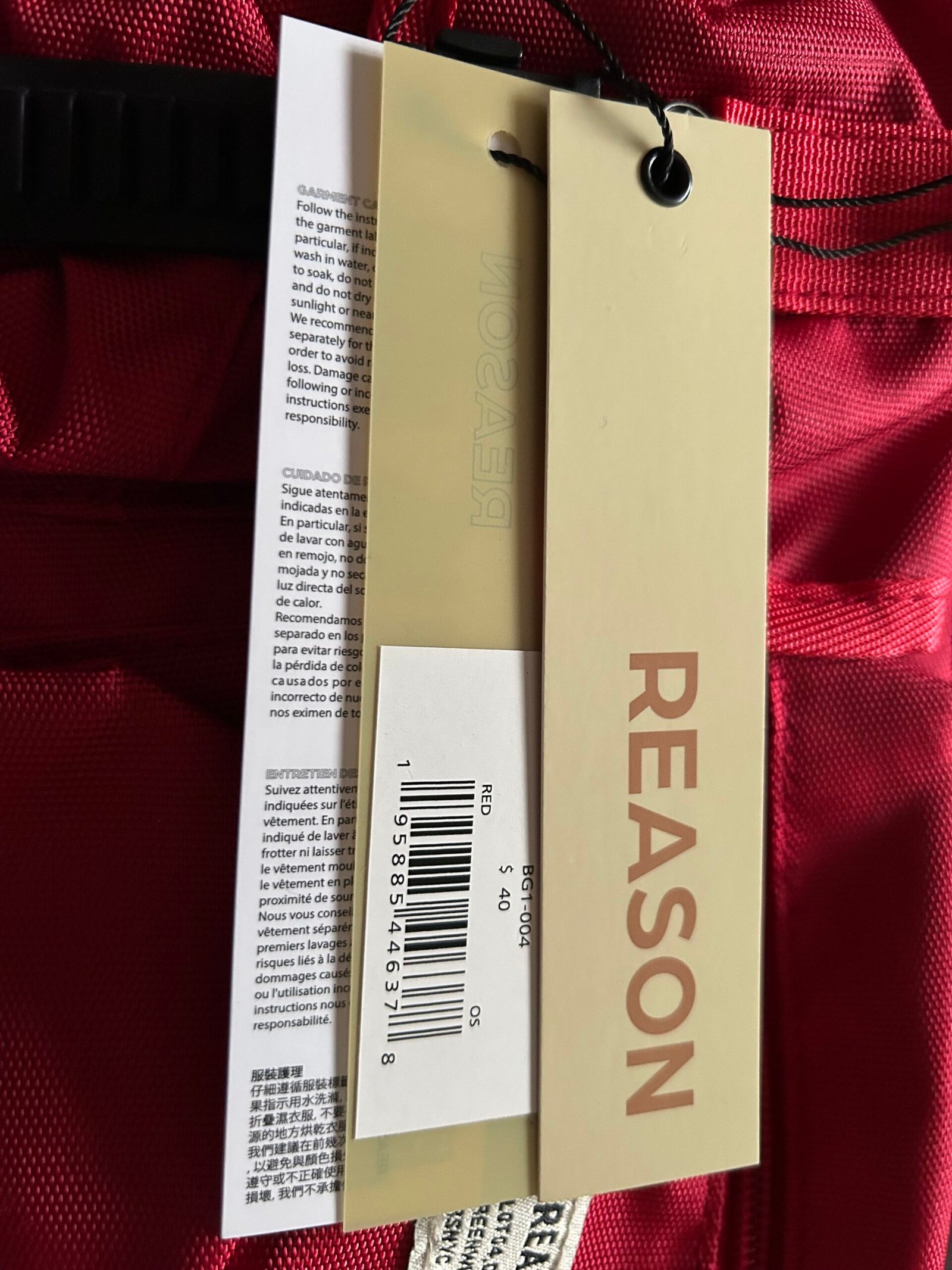 Reason Jet Crossbody Bag - Red - Image 9