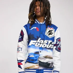 Fast & Furious Wool Varsity Jacket - Blue/White *Limited Edition*