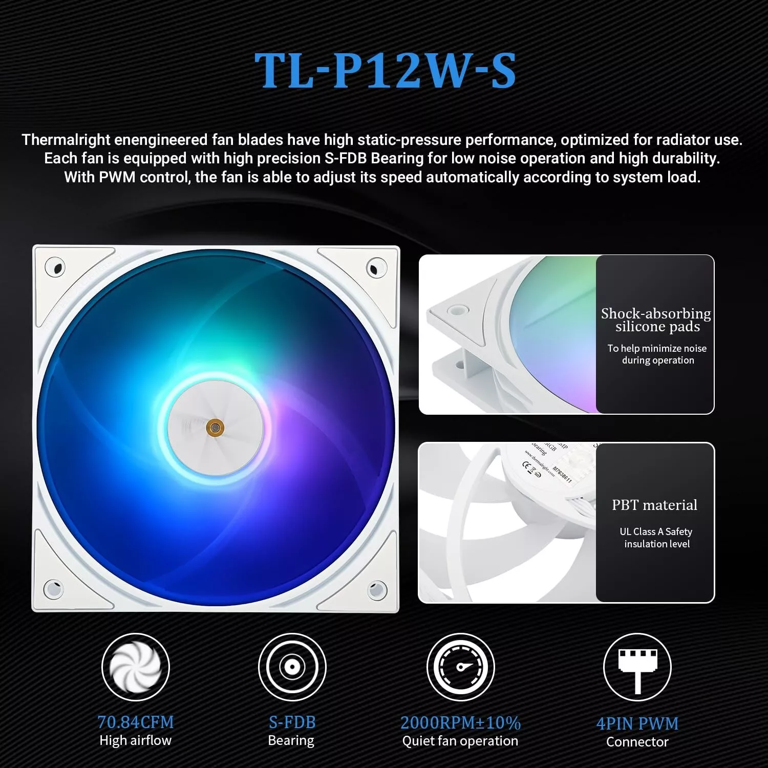 Frozen 240 Hydro Liquid CPU Cooler ARGB AIO (White) - Image 11