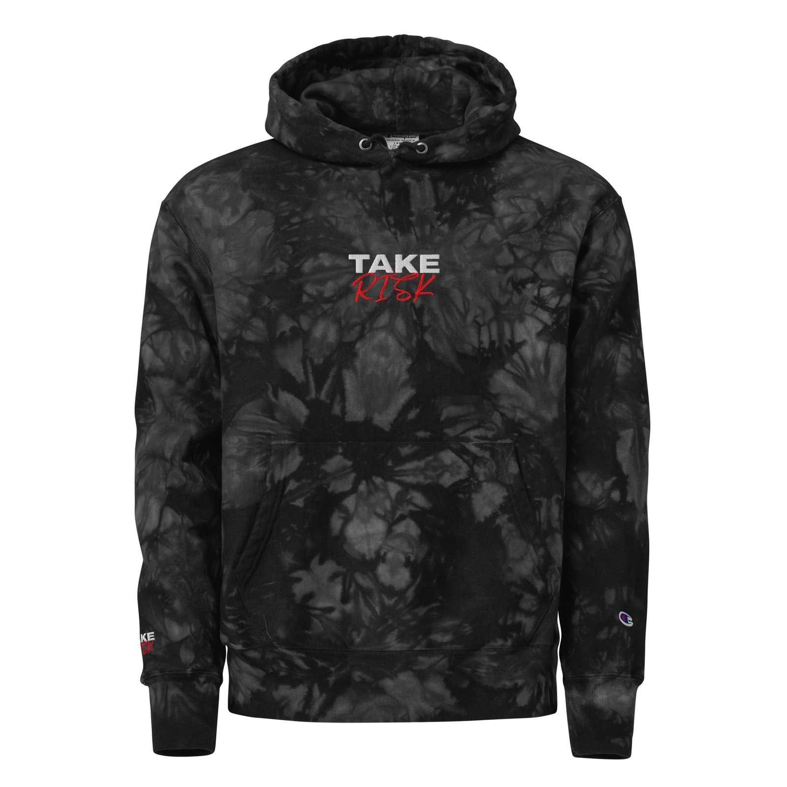Take Risk Champion Tie-Dye Hoodie