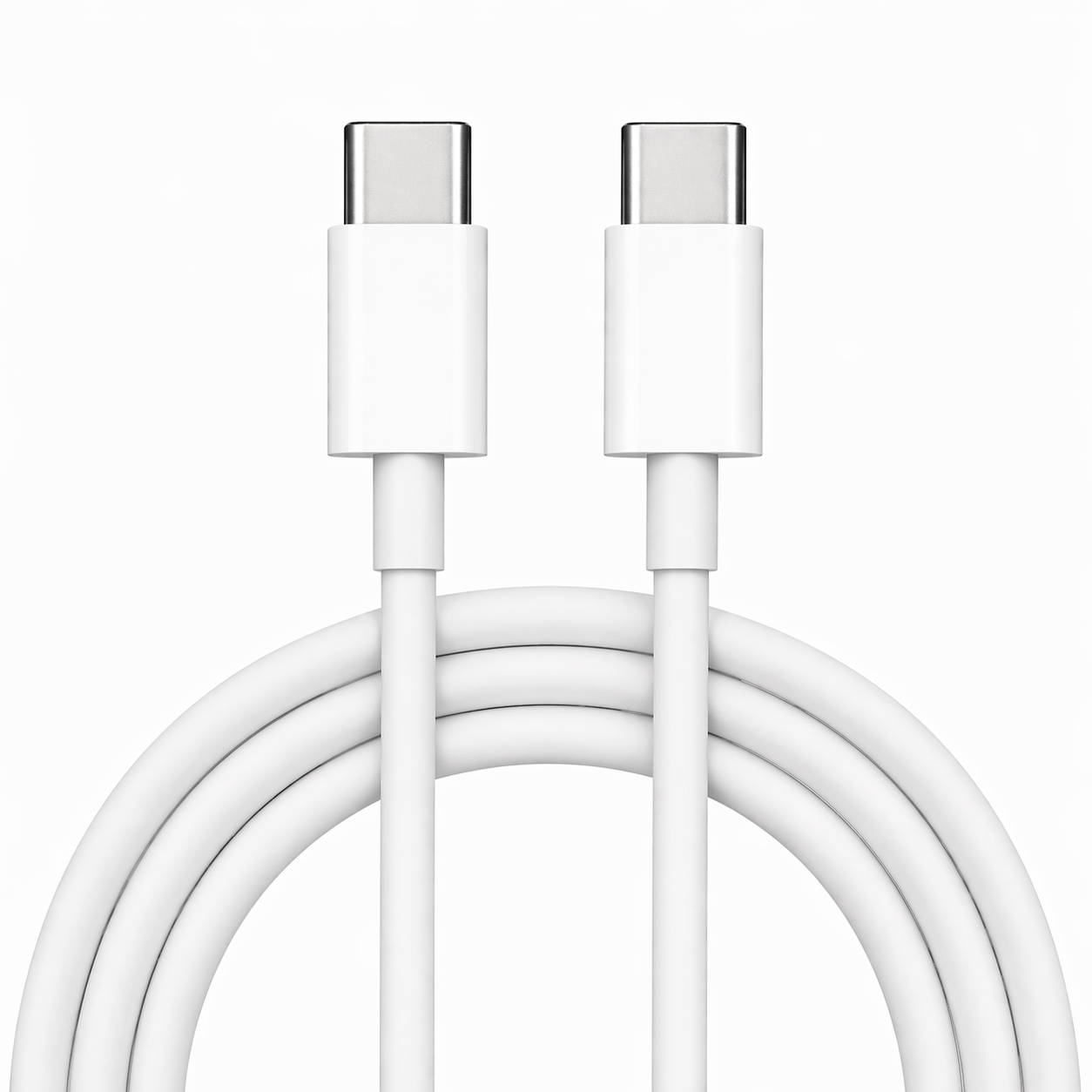 USB-C Fast Charger Cable 5A White 1M