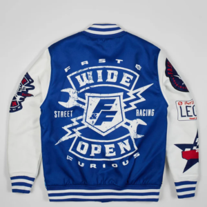 Fast And Furious Patched Wool Varsity Jacket