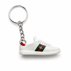 Mini Gucci Ace Sneaker with Web 3D Keychain