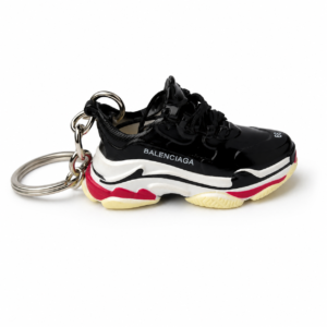 Balenciaga Triple S Sneaker Mini 3D Shoe Keychain (Black)