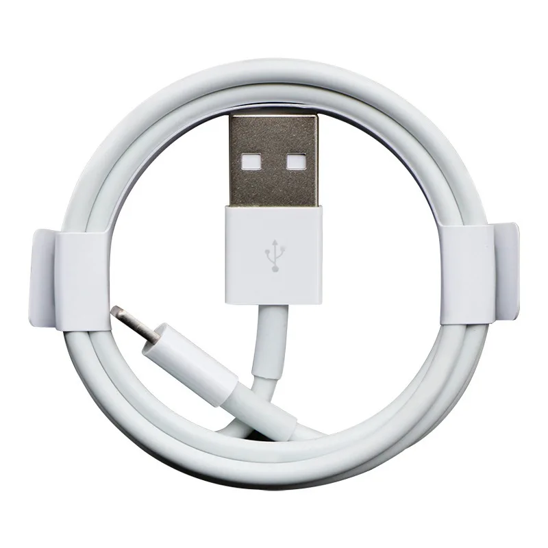 USB-A to Lightning Charger Cable 2A White 1M - Image 3
